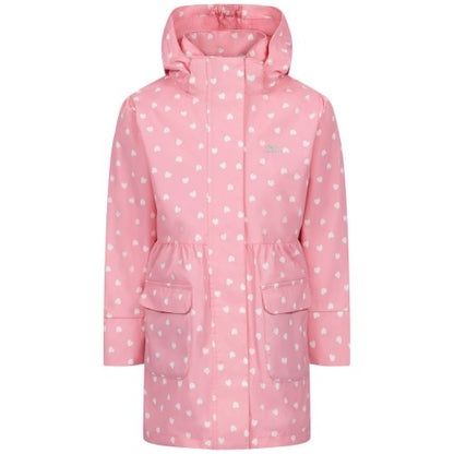 Front - Trespass Girls Hester Waterproof Jacket