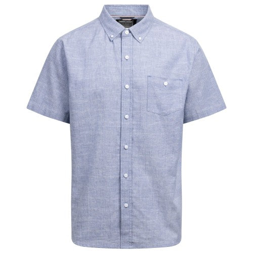 Front - Trespass Mens Lenard Short-Sleeved Shirt