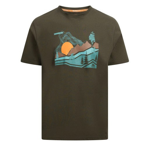Front - Trespass Mens Murray Quick Dry T-Shirt
