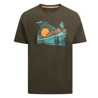 Front - Trespass Mens Murray Quick Dry T-Shirt