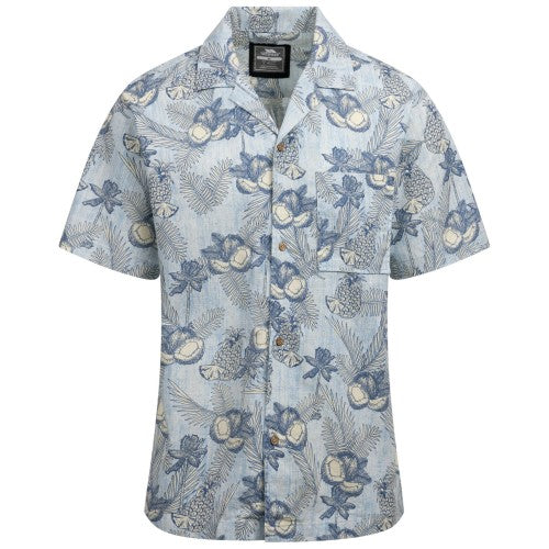 Front - Trespass Mens Hart Printed Casual Shirt