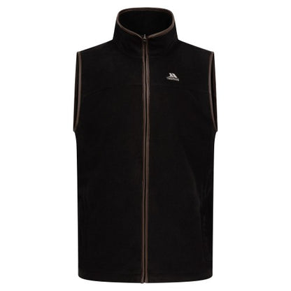 Front - Trespass Mens Bernary Fleece Gilet