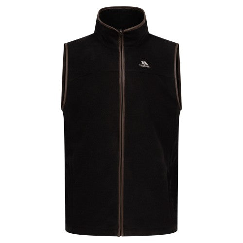 Front - Trespass Mens Bernary Fleece Gilet