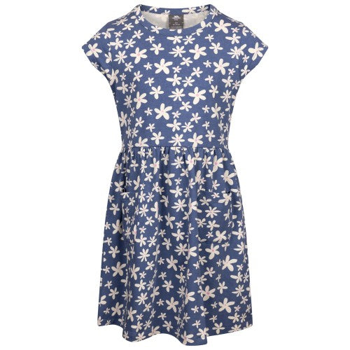 Front - Trespass Girls Happiness Heart Short-Sleeved Dress