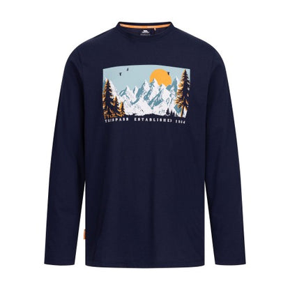 Front - Trespass Mens Edwardo Long-Sleeved T-Shirt