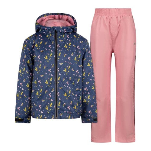 Blue - Front - Trespass Childrens-Kids Kinley Rain Suit