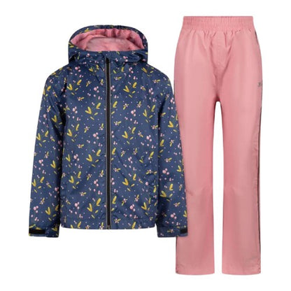 Blue - Front - Trespass Childrens-Kids Kinley Rain Suit