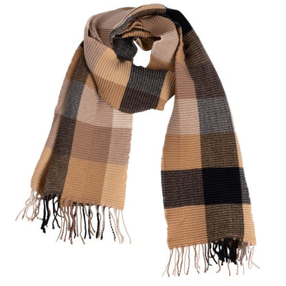 Front - Trespass Womens/Ladies Claris Checked Scarf