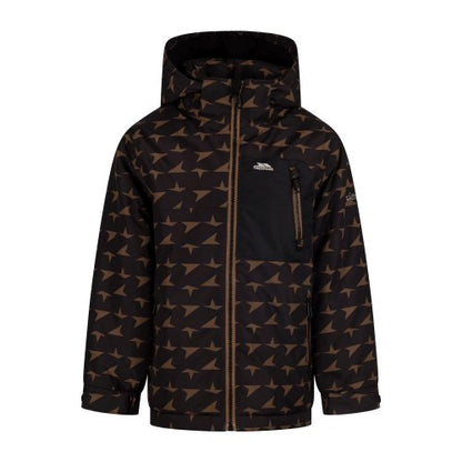 Front - Trespass Boys Belbay All-Over Print Jacket