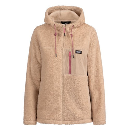 Green Smoke - Front - Trespass Womens-Ladies Jowita DLX Fleece Jacket