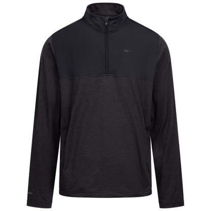 Front - Trespass Mens Lawrie DLX Quarter Zip Track Top