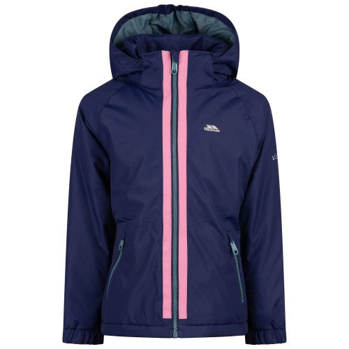 Front - Trespass Girls Rossa Padded Waterproof Jacket