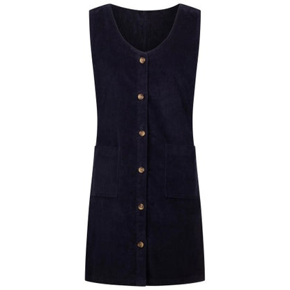 Front - Trespass Womens/Ladies Tarissa Corduroy Pinafore Dress