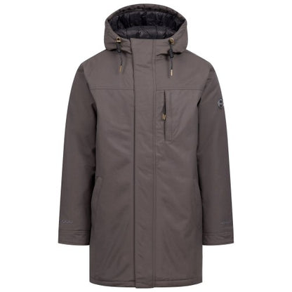 Front - Trespass Mens Macleod DLX Padded Waterproof Jacket