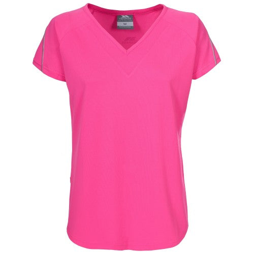 Front - Trespass Womens/Ladies Gliding V-neck T-Shirt