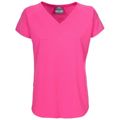 Front - Trespass Womens/Ladies Gliding V-neck T-Shirt