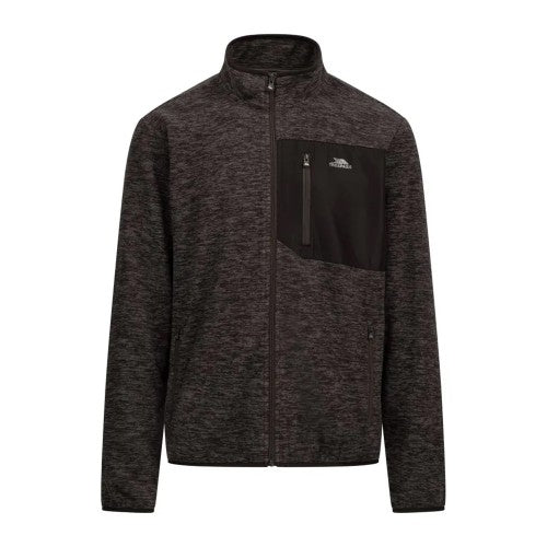 Front - Trespass Mens Cliff Fleece Jacket