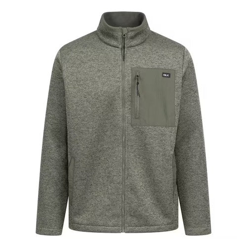 Front - Trespass Mens Boyle DLX Fleece Jacket