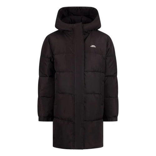 Wisteria - Front - Trespass Childrens-Kids Northridge Long Length Padded Jacket
