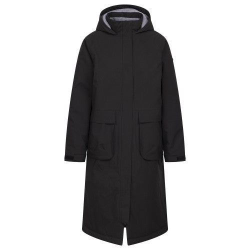 Front - Trespass Womens/Ladies Abby Longline Waterproof Jacket