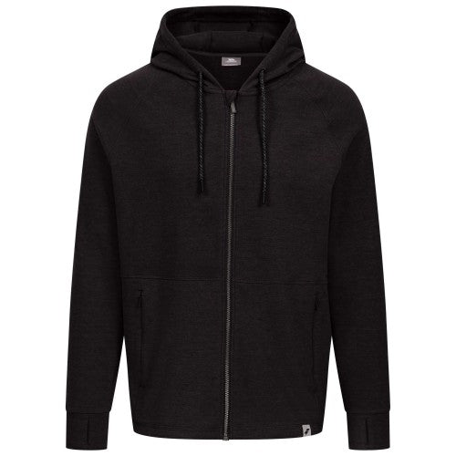 Front - Trespass Mens Rocky Active Full Zip Hoodie