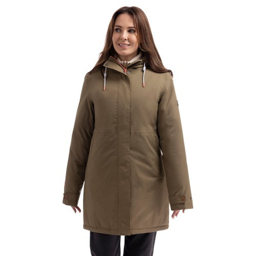 Front - Trespass Womens/Ladies Melissa Padded Waterproof Jacket