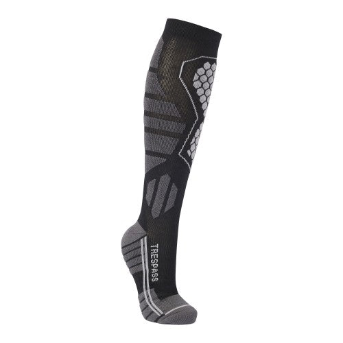 Front - Trespass Unisex Adult Hacon Ski Socks