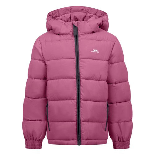 Front - Trespass Girls Balmark Padded Jacket