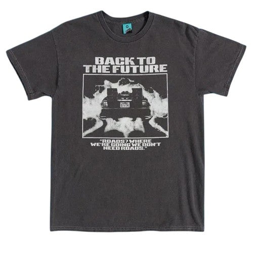 Front - Back To The Future Unisex Adult We Dont Need Roads Vintage Washed T-Shirt