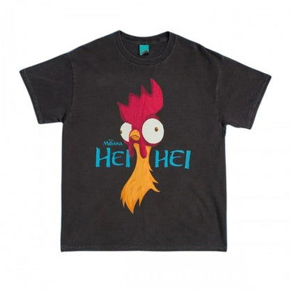 Front - Moana Unisex Adult Hei Hei T-Shirt