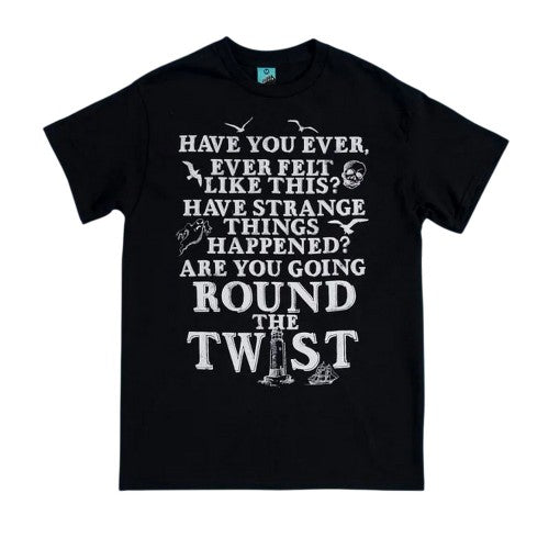 Front - Round The Twist Unisex Adult Have You Ever Theme Tune T-Shirt