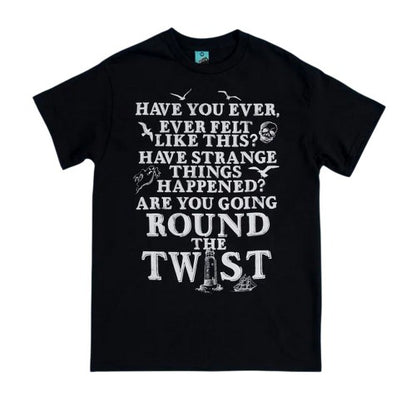 Front - Round The Twist Unisex Adult Have You Ever Theme Tune T-Shirt