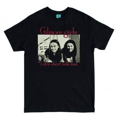 Front - Gilmore Girls Unisex Adult Life´s Short Talk Fast T-Shirt