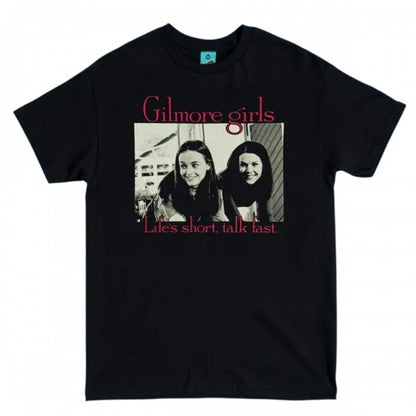 Front - Gilmore Girls Unisex Adult Life´s Short Talk Fast T-Shirt