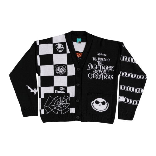 Front - The Nightmare Before Christmas Unisex Adult Zero Cardigan