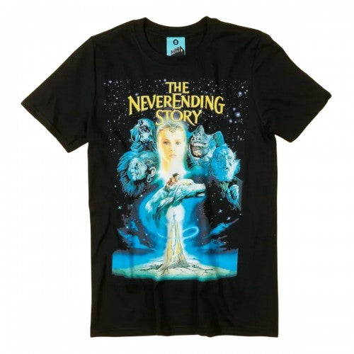 Front - The NeverEnding Story Unisex Adult Movie Poster T-Shirt