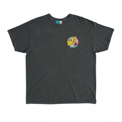 Front - SpongeBob SquarePants Unisex Adult Gruesome Gang Back Print Vintage Wash T-Shirt