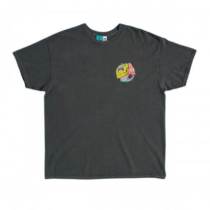 Front - SpongeBob SquarePants Unisex Adult Gruesome Gang Back Print Vintage Wash T-Shirt