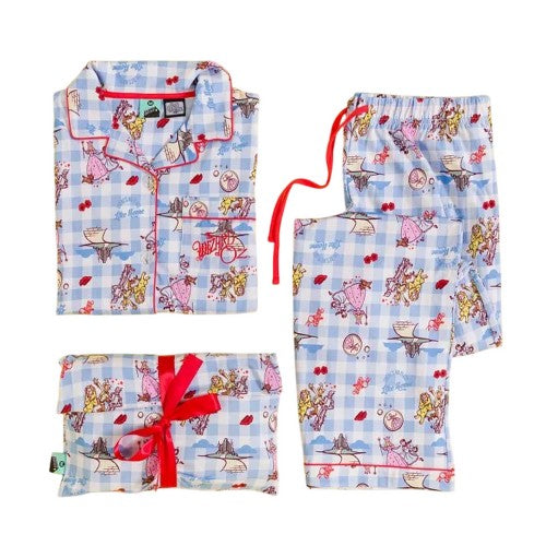 Front - The Wizard Of Oz Womens/Ladies There´s No Place Like Home Long Pyjama Set