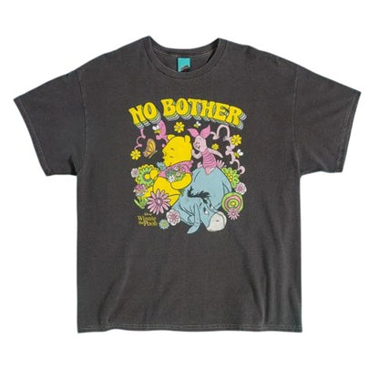 Front - Winnie the Pooh Unisex Adult No Bother Vintage Wash T-Shirt