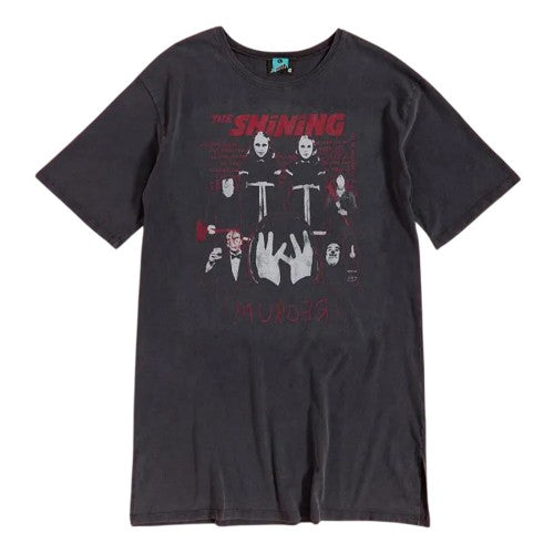 Front - The Shining Womens/Ladies Vintage Wash T-Shirt Dress