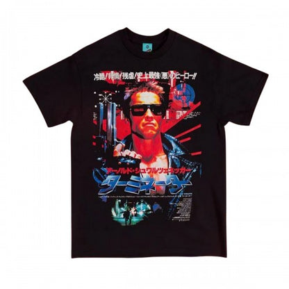 Front - The Terminator Unisex Adult Japanese Poster T-Shirt
