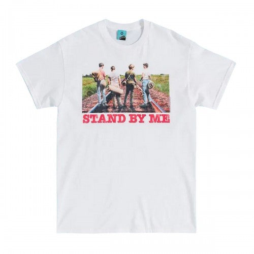 Front - Stand By Me Unisex Adult Train Track T-Shirt