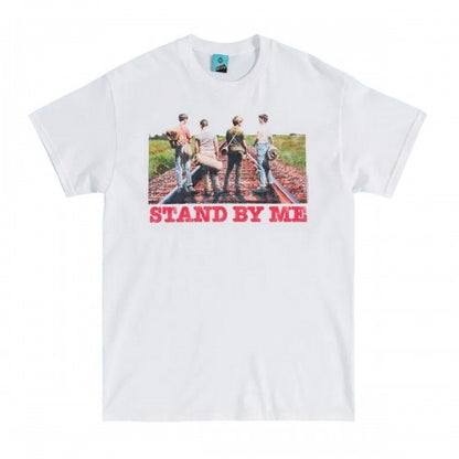 Front - Stand By Me Unisex Adult Train Track T-Shirt