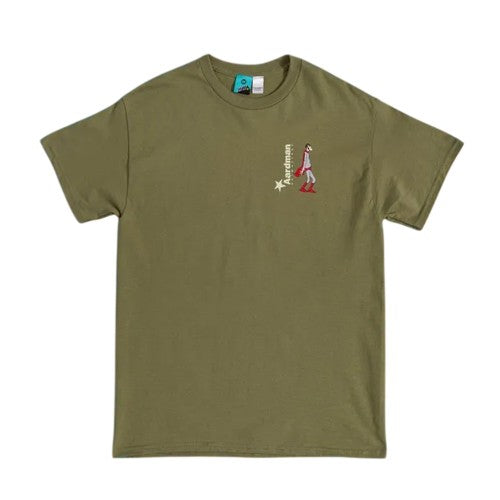 Front - Aardman Unisex Adult Aard-Man Logo T-Shirt