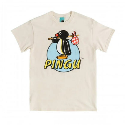 Front - Pingu Unisex Adult Classic Logo T-Shirt