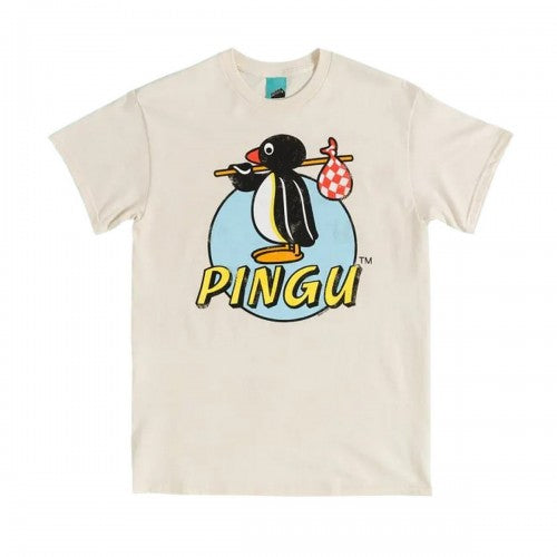 Front - Pingu Unisex Adult Classic Logo T-Shirt