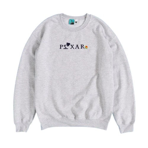 Front - Disney Pixar Unisex Adult Embroidered Logo Sweatshirt