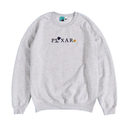 Front - Disney Pixar Unisex Adult Embroidered Logo Sweatshirt