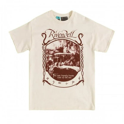 Front - The Lord Of The Rings Unisex Adult Rivendell T-Shirt